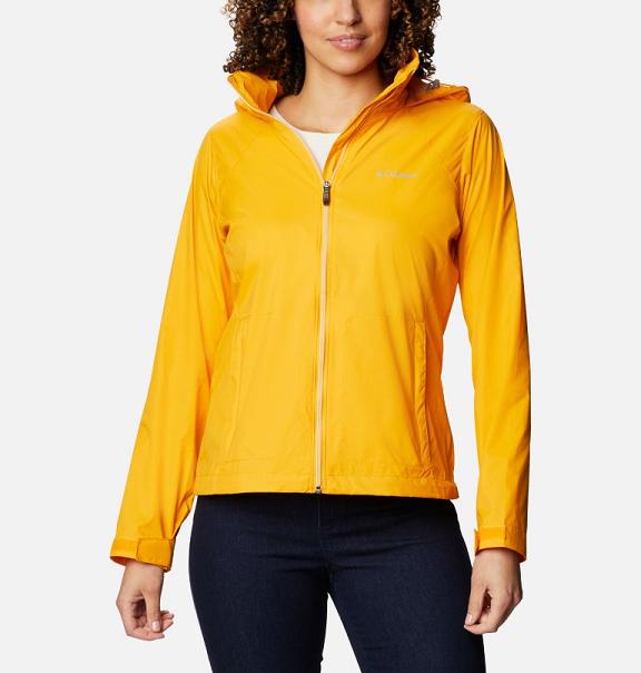 Columbia Switchback III Rain Jacket Yellow For Women's NZ46951 New Zealand